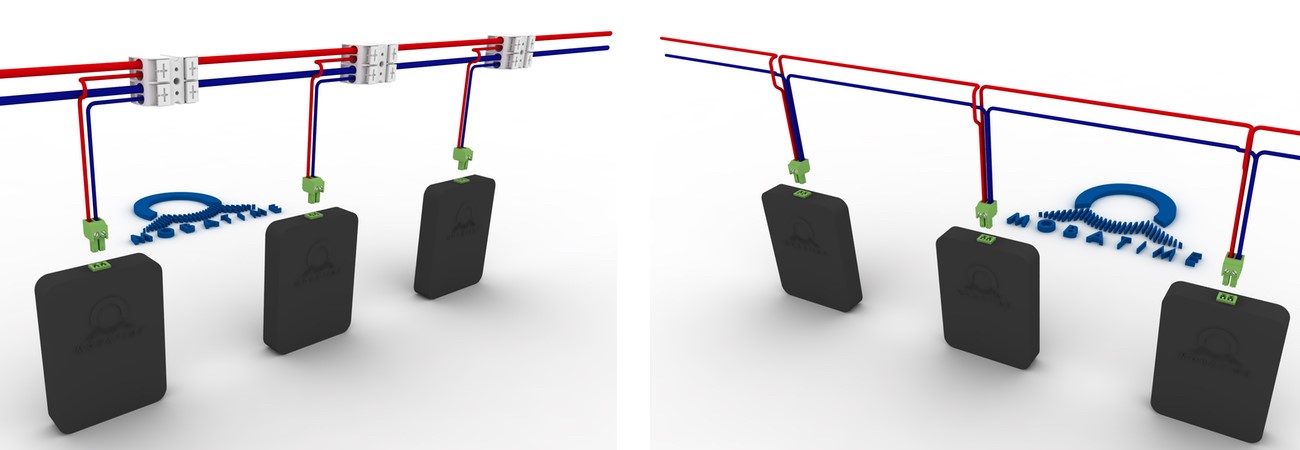 Синхронизации вторичных часов MobaTime по сети MOBALine