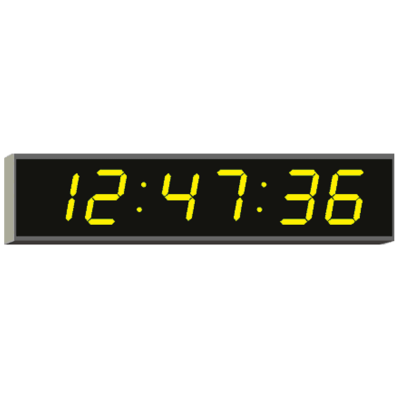 Вторичные светодиодные цифровые часы 4010N.057.Y.SS.EU