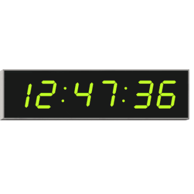 Двусторонние вторичные цифровые часы 4010NE.100.G.DS.EU