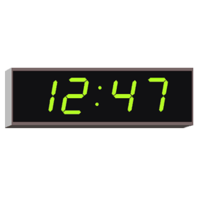 Вторичные светодиодные цифровые часы 4200E.057.G.S.EU