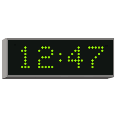 Вторичные светодиодные цифровые часы 4200E.05.G.S.EU