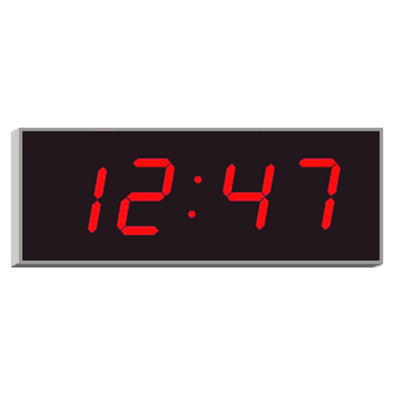 Вторичные светодиодные цифровые часы 4200E.100.R.S.EU
