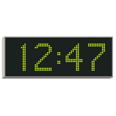 Вторичные светодиодные цифровые часы 4200E.12.G.S.EU