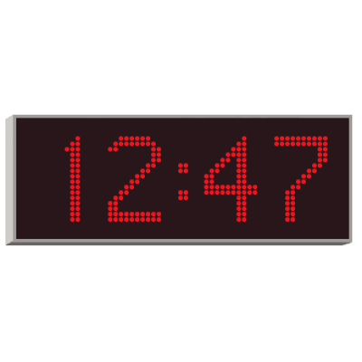 Двусторонние вторичные цифровые часы 4200E.12.R.DS.EU