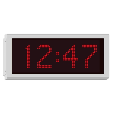 Двухсторонние уличные цифровые часы