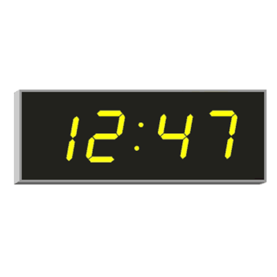 Вторичные уличные цифровые часы 4200NE.100.Y.SE