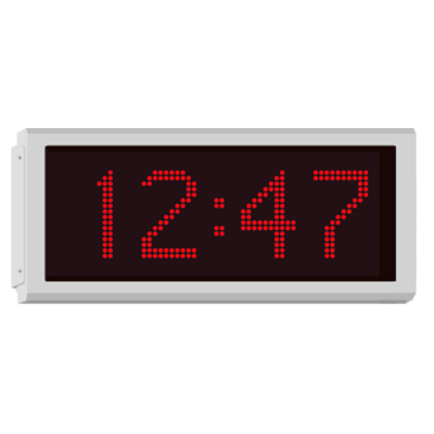 Вторичные уличные цифровые часы 4200NE.12.R.SE.PoE