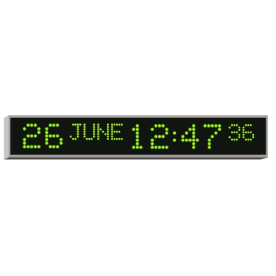 Настенные цифровые часы с календарем