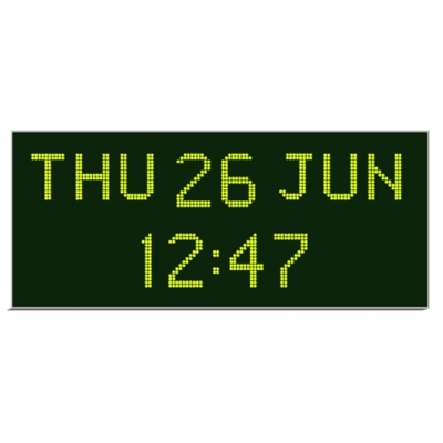 Настенные цифровые часы с календарем