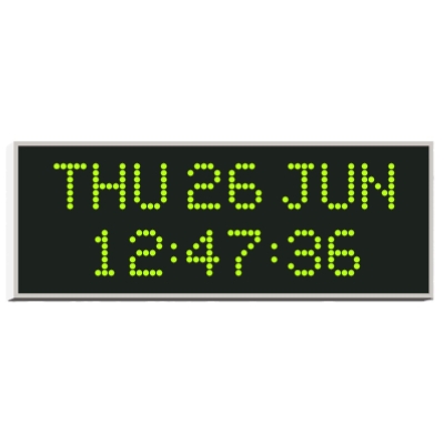 Настенные цифровые часы с календарем