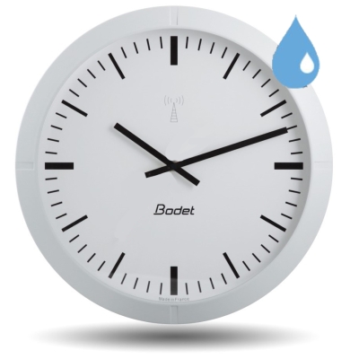 Стрелочные двухсторонние уличные часы с крупными DIN засечками 