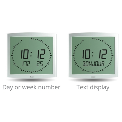 Вторичные цифровые часы календарь CRISTALYS ELLIPSE (938341x)