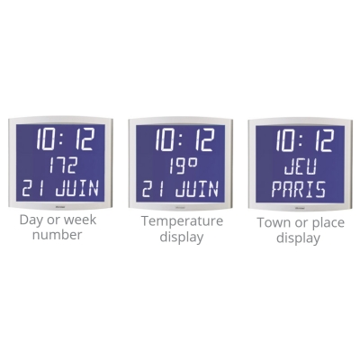 Вторичные цифровые часы календарь OPALYS DATE (938272A)