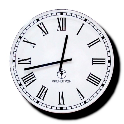 Вторичные стрелочные часы с римскими цифрами СВ-100.ДМ24б.РЦ