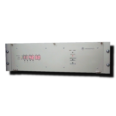 Первичные кварцевые цифровые часы в Rack-корпусе ЦП-2-R1
