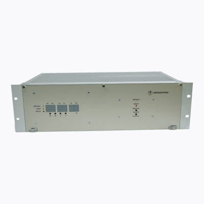 Первичные сдвоенные кварцевые цифровые часы в Rack-корпусе ЦП-2-R2