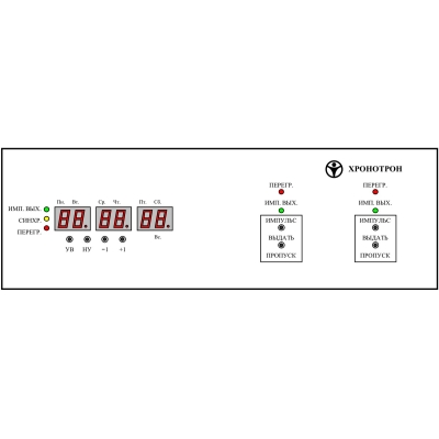 Первичные кварцевые цифровые часы с усилителем импульсов ЦП-2-R1-У24