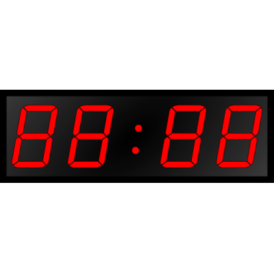 Цифровые офисные светодиодные часы Р-100b-R