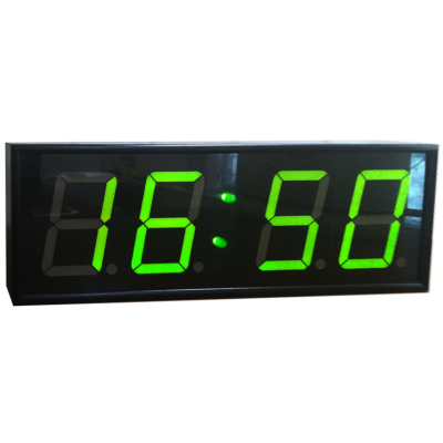 Цифровые офисные светодиодные часы Р-100b-G