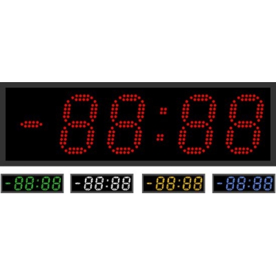 Цифровые уличные светодиодные часы