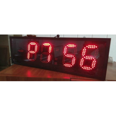 Цифровые уличные светодиодные часы Р-130e-t