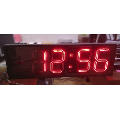 Цифровые уличные светодиодные часы Р-210e-t
