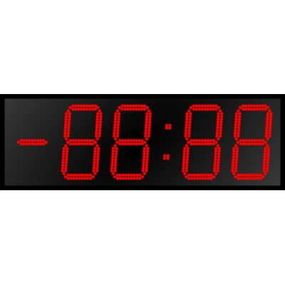 Цифровые уличные светодиодные часы Р-250e-t