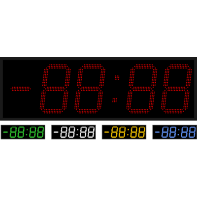 Цифровые уличные светодиодные часы Р-350e-t