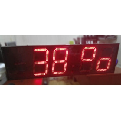 Цифровые уличные светодиодные часы Р-350e-t