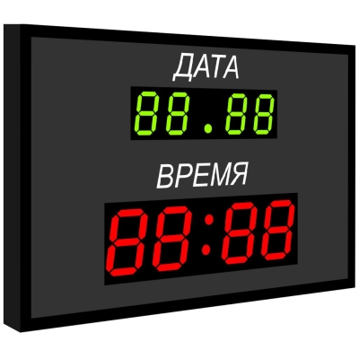 Цифровые светодиодные часы-календарь