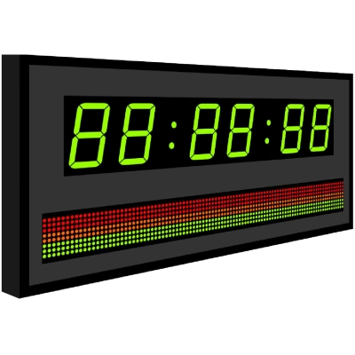 Р-100х6_РБС-060-96х8 Цифровые светодиодные часы-календарь