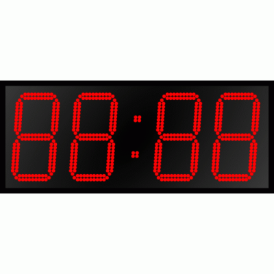 Цифровые вторичные светодиодные часы ЧВЦ 250
