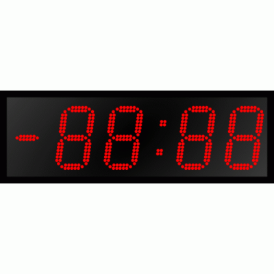 Цифровые вторичные светодиодные часы для улицы ЧЦУ 180 Т