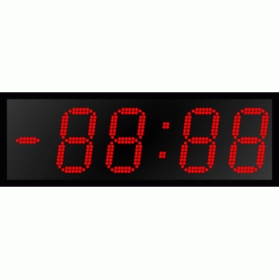 Цифровые вторичные светодиодные часы для улицы