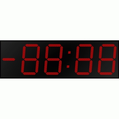 Цифровые вторичные светодиодные часы для улицы