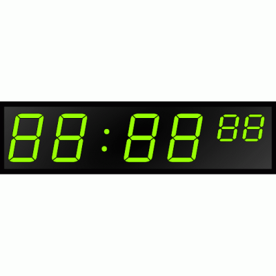 Цифровые вторичные светодиодные часы  ЧВЦ 100 СМ