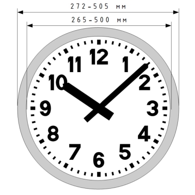 Стрелочные вторичные часы ЧВС 330