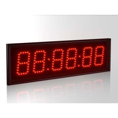 Офисные светодиодные часы, 6 знаков