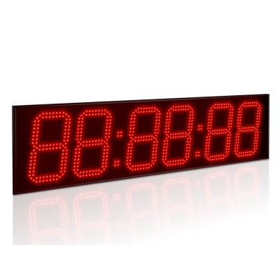 Офисные светодиодные часы, 6 знаков