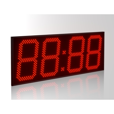 Всепогодные светодиодные часы Импульс-424-T