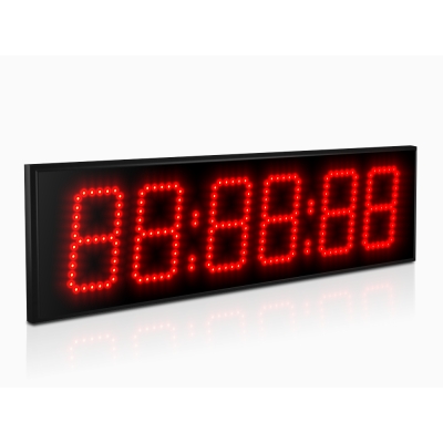 Всепогодные светодиодные часы, 6 знаков