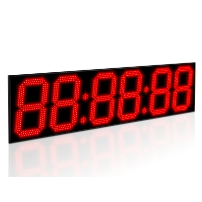 Всепогодные светодиодные часы, 6 знаков