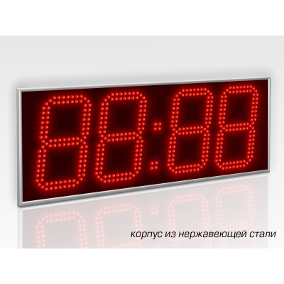 Цифровые часы из нержавеющей стали