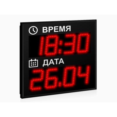 Светодиодные часы-календарь