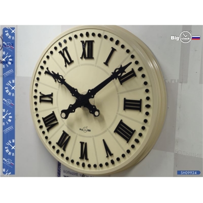 Классические уличные часы с бежевым корпусом SH10024